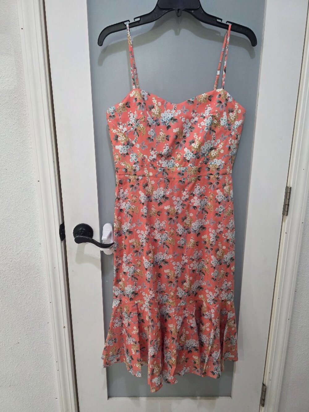 J.Crew Liberty Fabric Pink Floral Mermaid Hem Dress Size 6 NWT 100% Cotton